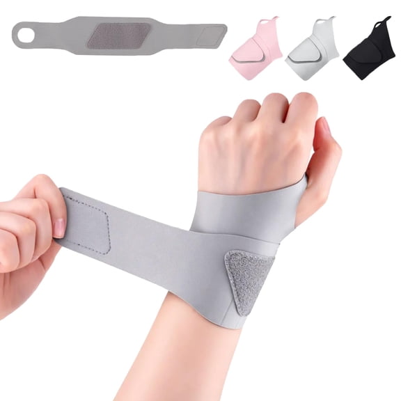 2026 Handicraft Wrist Wraps, Adjustable Elastic Compression Support with Thumb Loop, Secure Loop Closure, Flexible