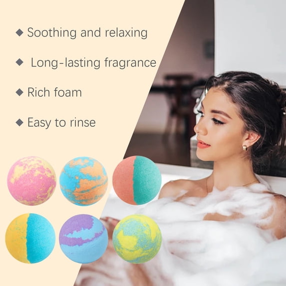 2026 Handmade Bath Bomb Set,Colorful Fizz Balls with Hidden Ocean Figurines