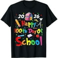 thumbnail image 1 of 2026 Happy 100 Days of School 100th Day Teacher T-Shirt Shirts, 1 of 4