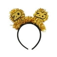 thumbnail image 1 of 2026 Happy New Year Headbands Gold Crown Glitter Hair Accessories for family, 1 of 4