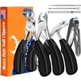 thumbnail image 1 of 2026 Heavy Duty Toenail Clippers for Thick Nails, 7-in-1 Pedicure Kit with Catcher for Seniors & Men, Professional Wide Jaw Ingrown Toe Nail Clipper Set, Podiatrist Tool, 1 of 4