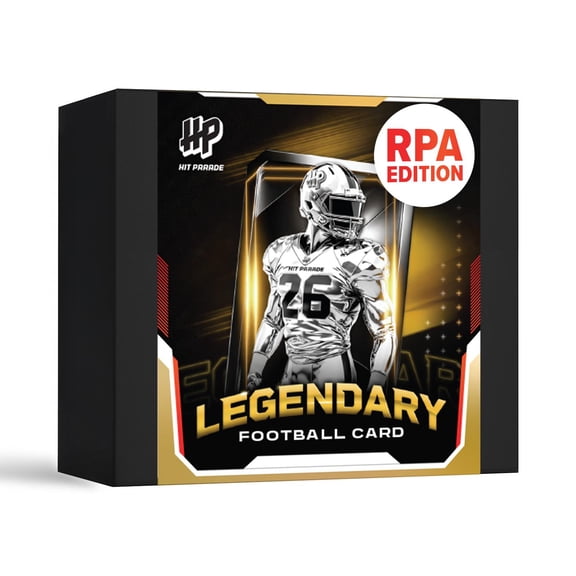 2026 Hit Parade Football Card Legendary Series 1 Hobby Box - RPA Edition