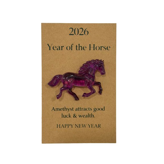 2026 Horse Decorative Ornament, Exquisite Design Brings Good Wishes and Positive Vibes, Home Office Desk Decor, Symbol of Hope and New Year Gift for Loved Ones