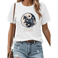 thumbnail image 1 of 2026 Horse Theme Blue Graphic Tee T Shirt Tops Soft Breathable Regular Fit Short Sleeve Round Neck White S-5XL, 1 of 4