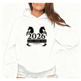 thumbnail image 1 of 2026 Horse Zodiac Year Graphic Comfortable Tee T-Shirt Print Top Hooded long-sleeved White S-2XL, 1 of 6