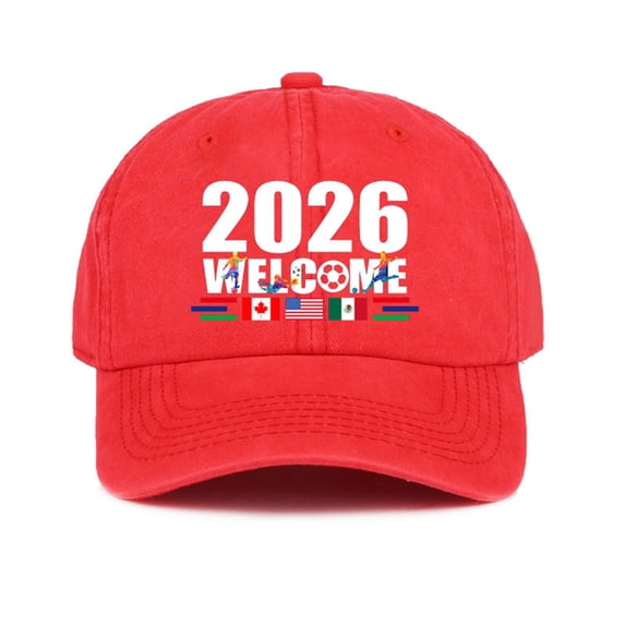 2026 Host Soccer Cap USA CAN MEX, Soft Breathable Supporters Hat for Football Fans, Perfect for Stadium, Tailgating, and Everyday Wear