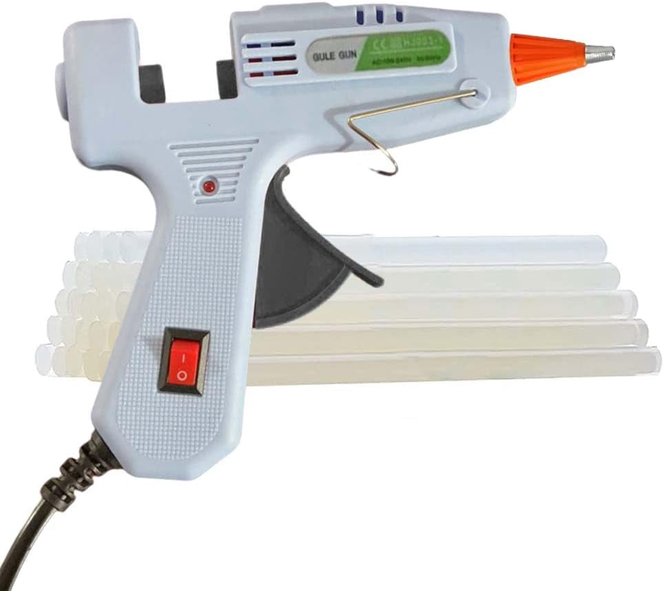 (2026) Hot Glue Gun Kit with 30 Sticks, Fast Preheating Melt, High Temp for School Crafts DIY Arts and Quick Home Repairs (20w)