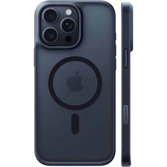 2026 Hot Sale Black Ultra Magnetic Case for iPhone 15 Pro, 3X Military ...