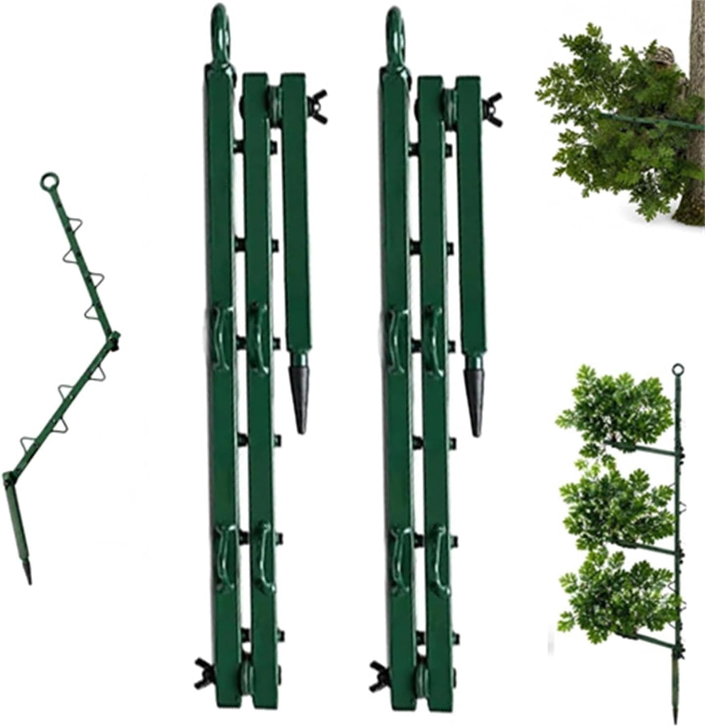 2026 Hunting Camouflage Branch Stand, Screening Stand for Tree Stands, Portable Camo Cover for Hunting Blinds, Outdoor Hunting Accessories 2PCS