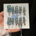 thumbnail image 1 of 2026 Ice Shards Purely Handmade Wearable Nails, New Style Glass Nails, Exquisite Craftsmanship, Versatile and Personalized for Women, 1 of 4