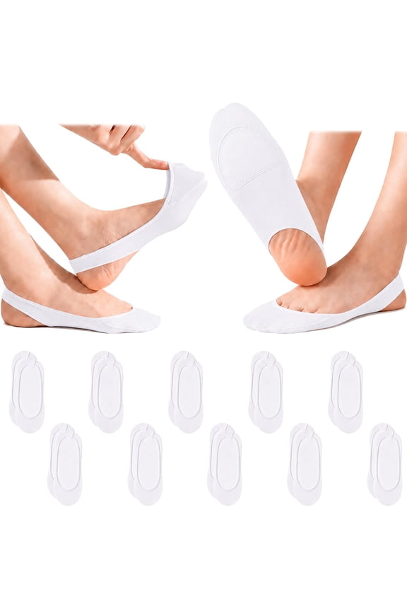 2026 Ice Silk No-Show Socks – Cooling Ultra Thin Invisible Liners, Non-Slip Heel Grip for Daily Wear