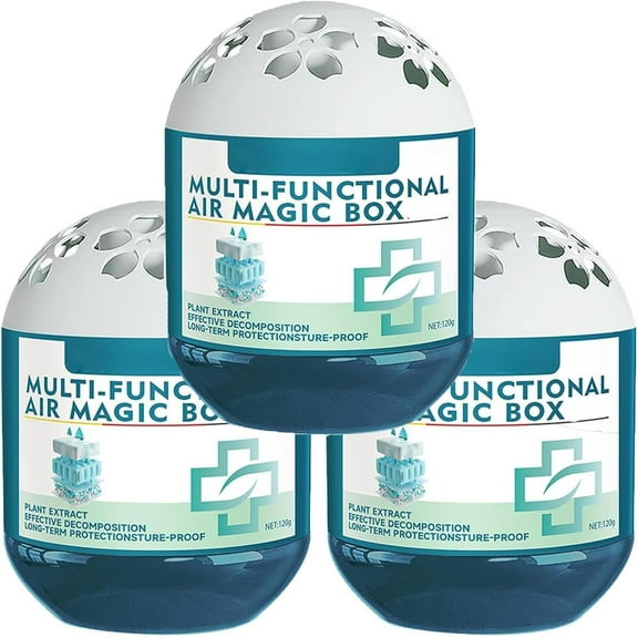 2026 Indoor Air Purification Dust Removal Magic Box,Plant Extract Formula Multi-Functional Air Magic Box (Lemon)