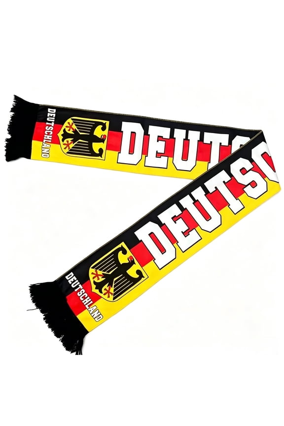 2026 International Soccer Scarf Double Sided Print Football Fan Scarves National Flag Shawl Wrap for Unisex