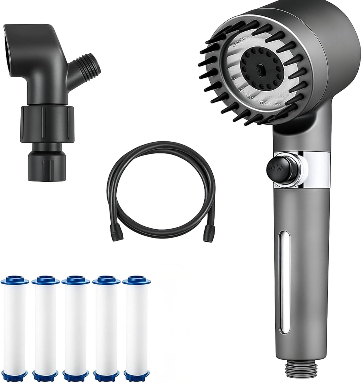 2026 Ion Drops Filtered Shower Head Set - High Pressure Handheld ...