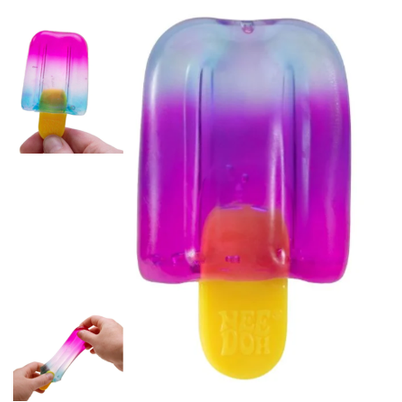 2026 Jelly Gradual Change Ice Cream Squishy — Colorful Slow-Rise Sensory Squeeze Balls， Durable Fidget Toys for Stress Relief， Perfect Spring Celebration and Birthday Gift