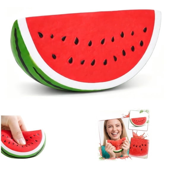 2026 Jumbo Squishies Watermelon 1 Pcs Squishies Surprises, Fidget Toys for Easter Celebrations and Holiday Gifting,1PC