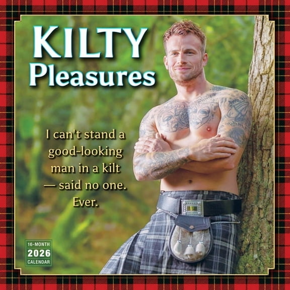 2026 Kilty Pleasures Wall Calendar, (Paperback)