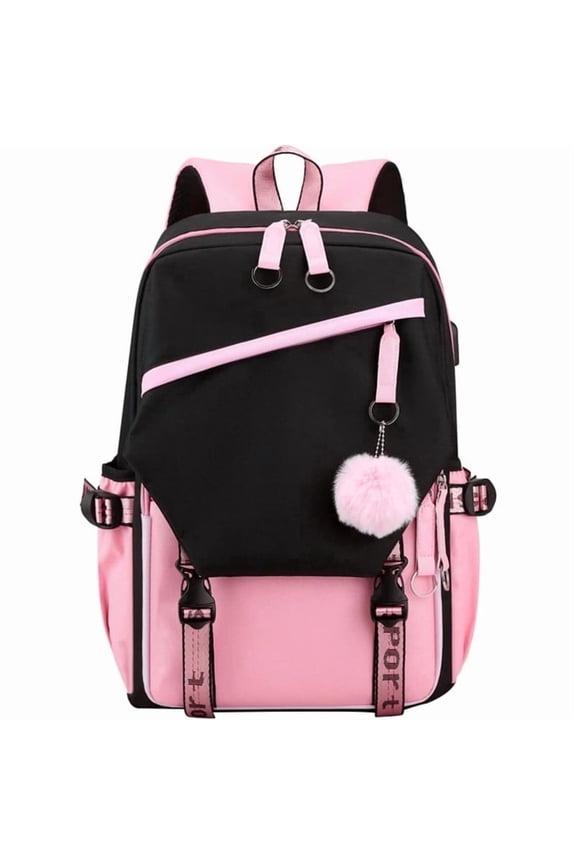 2026 Kpop Black Backpacks Pink Laptop Backpack Laptop Backpack Computer Business Backpack for Adult
