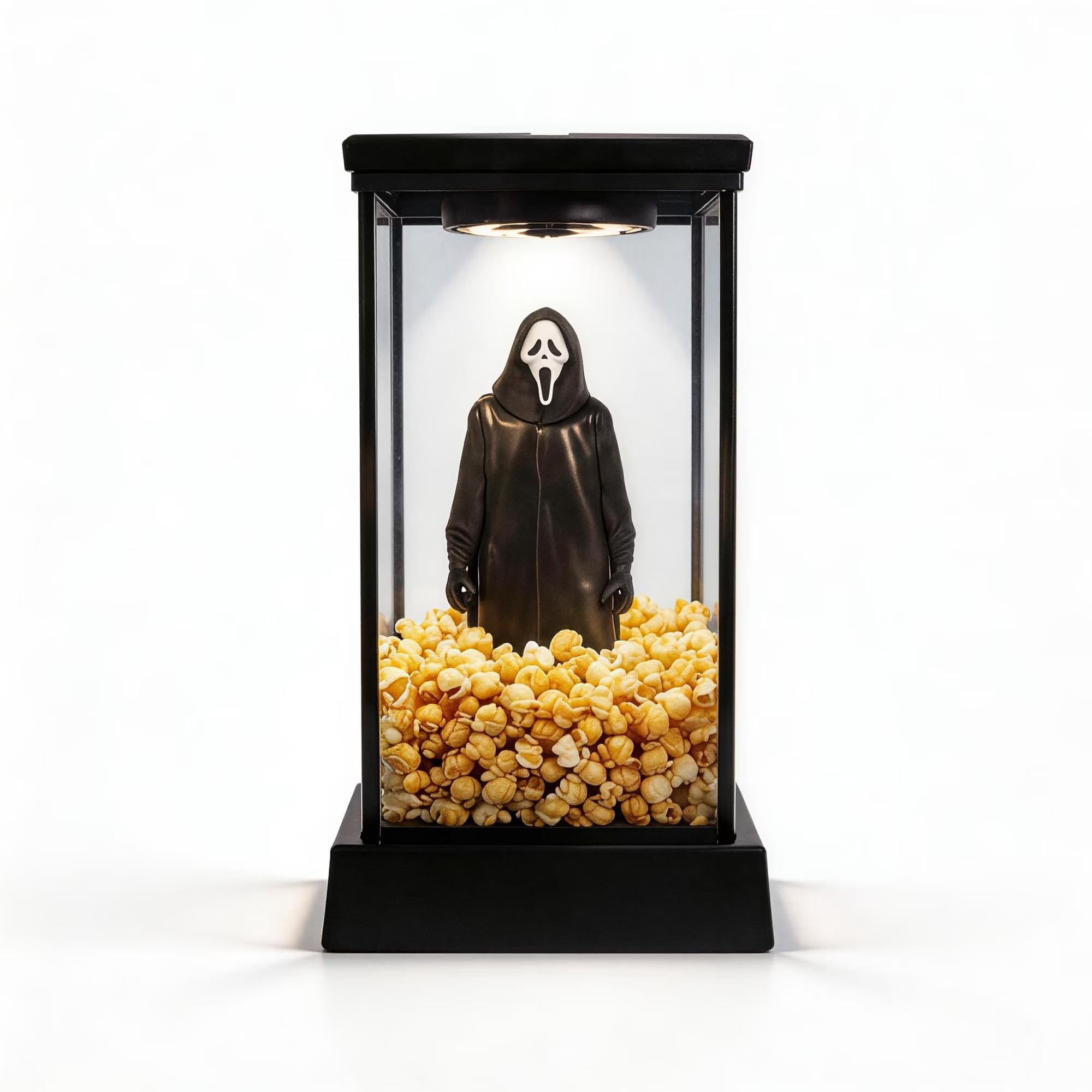 Scream Display Case 2026 Scream 7 Limited Edition New Ghostface Display Case LED Popcorn ...