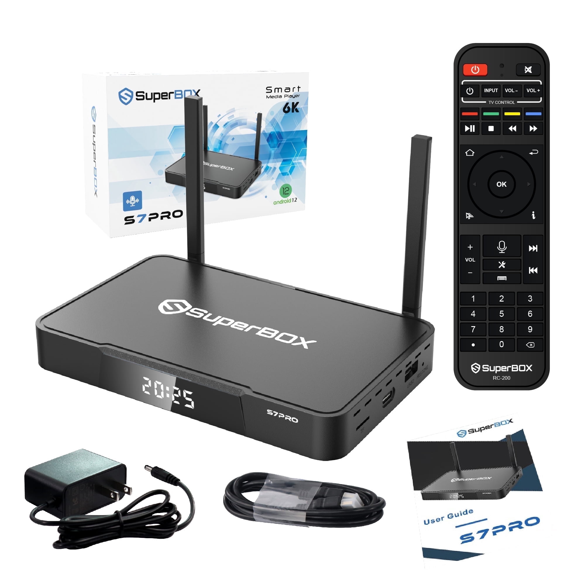 2026 Lastest S7 Pro Superbox for Smart TV Fully Loaded, 4G+32G
