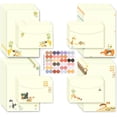 2026 Latest 37 Pcs Cat Theme Stationery Paper Envelopes Set, 4‑Style ...