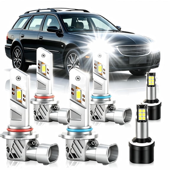 2026 Latest LED Headlight Bulbs Fits for Saturn LW2 2000,9005 High Beam 9006 Low Beam 880 Fog Light,Super Bright Replacement for Cars,Trucks, Motorcycles,Plug and Play