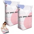 thumbnail image 1 of 2026 Life Space Creator Storage Bags 80% Compression Extra Large Capacity 3D Roll up Vacuum Bags No Pump Needed Seal Bags for Comforters Clothes Blankets Jumbo Bedding Packing Cubes Travel (B*2), 1 of 7
