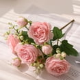 thumbnail image 1 of 2026 Light Pink Persian Rose Bouquet – Realistic Silk Artificial Flowers with Natural Petal Texture for Bridal & Home Centerpiece, 1 of 4