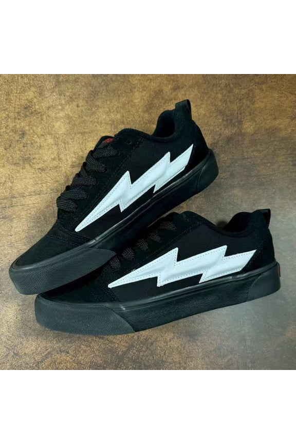 2026 Lightning Men'S Footwear Spring And Fall Canvas Sneakers Women'S Korean Fashion Trendy Multi-Purpose Student Athletic Casual Shoes