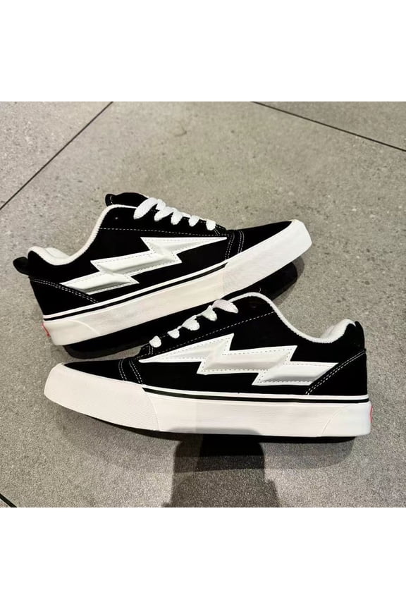 2026 Lightning Men'S Footwear Spring And Fall Canvas Sneakers Women'S Korean Fashion Trendy Multi-Purpose Student Athletic Casual Shoes