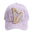 thumbnail image 1 of 2026 Limited Edition 3D Musical Instrument Embroidered Cap, Adjustable Cotton Baseball Cap Hat, 1 of 4