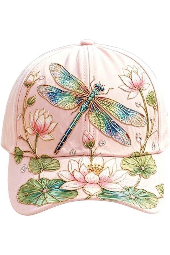 2026 Limited Edition Botanical Baseball Cap,Adjustable Cotton Hummingbird Flowers Baseball Hat for Nature Lovers