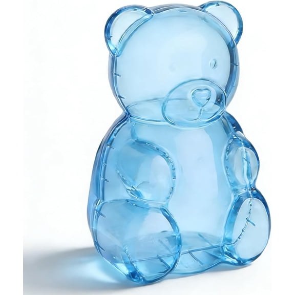 2026 Limited Edition Red Gummy Bear Plastic Container - 16 Inch Extra Large Candy and Gift Storage Jar for Valentine's Day Celebrations, Party Decor and Festive Home Accents