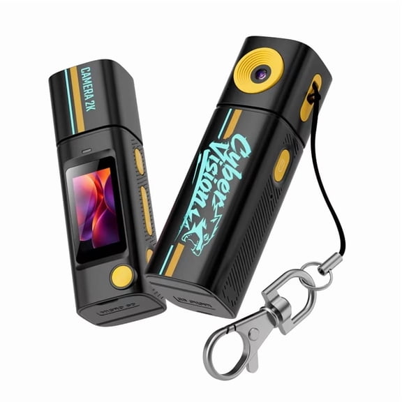 2026 Lipstick Series 2K HD Mini Camera, Portable Action Camcorder for Students, Outdoor Photography & Video Recording, Long-Lasting Battery