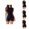 thumbnail image 1 of 2026 Long Sleeve Swimsuit for Women Zipper Front Sunscreen Rash Guard Performance Surfing Bathing Suit Sun Protection Swimwear, 1 of 5