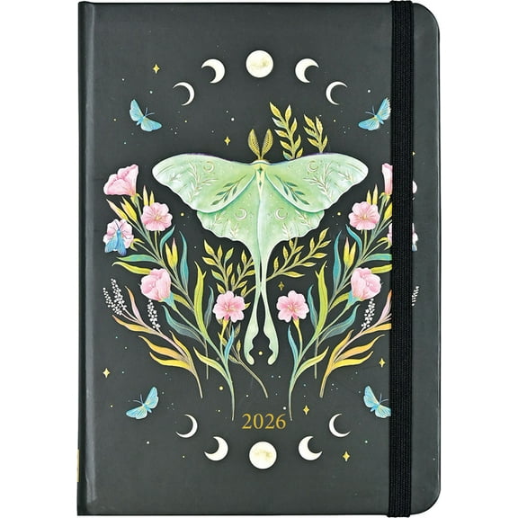 2026 Luna Moth Weekly Planner (16 Months, Sept 2025 to Dec 2026), (Paperback)