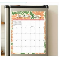 2026 Magnetic Fridge Calendar with Monthly Views, Home and Office Wall Planner for Scheduling, Durable Dry-Erase Surface