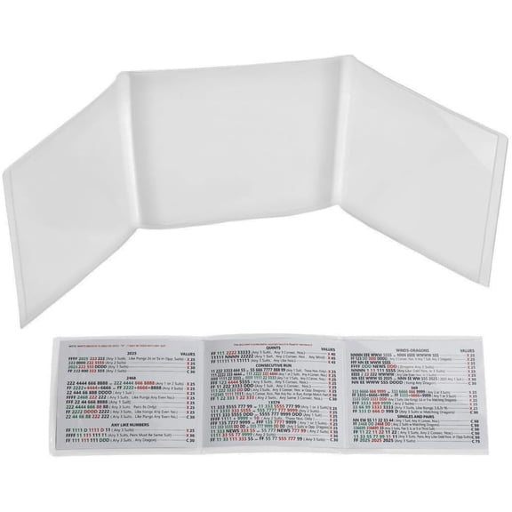 2026 Mahjong Card Sleeve, 1PCS Mahjong Card Protector Cover Clear Plastic Sleeves for Mah Jongg Scorecard Durable Mah Jong Gifts Suit for Large Print Size 6 1/8" x4 3/4"(Transparent)