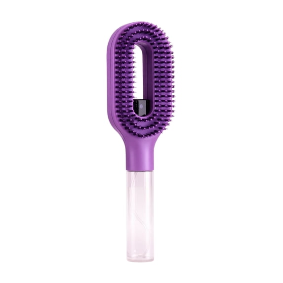 2026 Massage Hair Brush with Steam, Steam Hair Straightener & Detangling Brush for Short Hair, Reduces Frizz, Nourishes & Anti-Static
