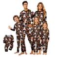 thumbnail image 1 of 2026 Matching Family Halloween Pajamas Set, Fall Sleepwear, Ghost & Pumpkin Printed Holiday Sleepwear, Soft Loungewear PJs Outfit, 1 of 4