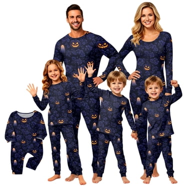 Ghost Sleep Robe 2026 Matching Family Halloween Pajamas Set, Fall Sleepwear, Ghost ...