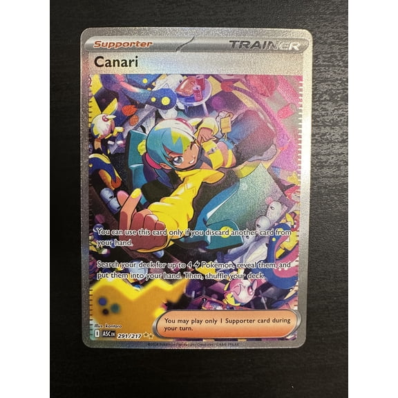 2026 Mega Evolution Ascended Heroes Canari Holo Secret Rare SAR #291/217