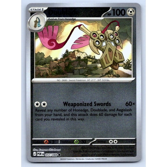 2026 Mega Evolution  Ascended Heroes Doublade #57/88
