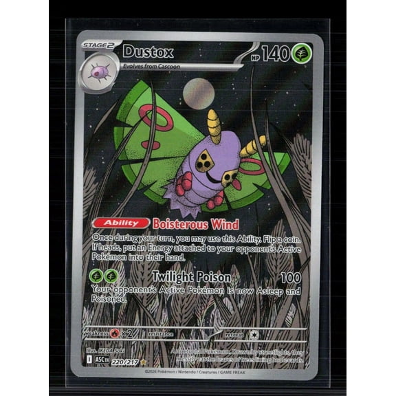 2026 Mega Evolution Ascended Heroes Dustox Holo Secret Rare #220/217