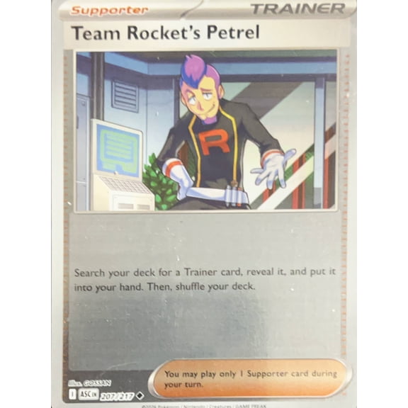 2026 Mega Evolution Ascended Heroes Team Rocket's Petrel Uncommon #207/217 English Pokemon Card