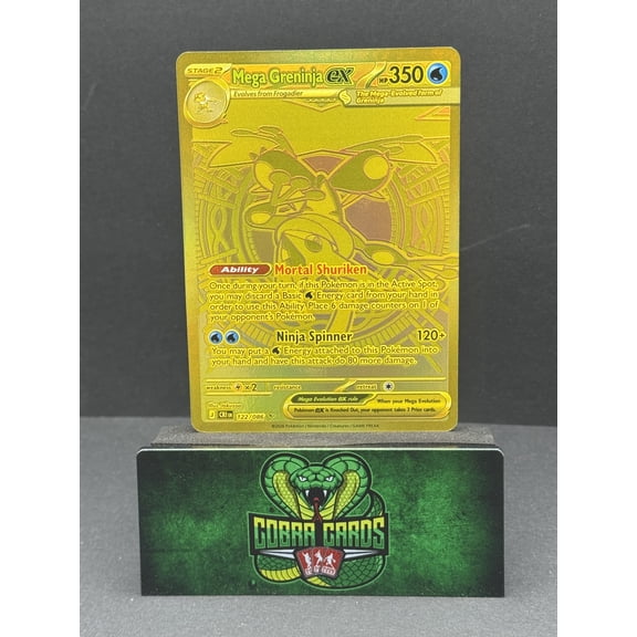 2026 Mega Evolution Chaos Rising Mega Greninja EX Secret Rare HR #122/86