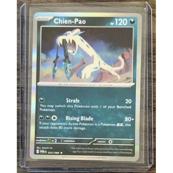 2026 Mega Evolution  Perfect Order Chien-Pao Reverse Holo Rare #54/88