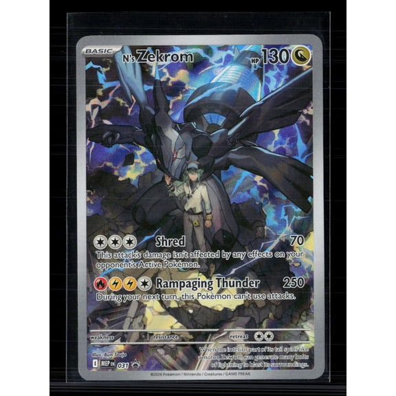 2026 Mega Evolution Perfect Order N'S Zekrom Holo one gold star #031