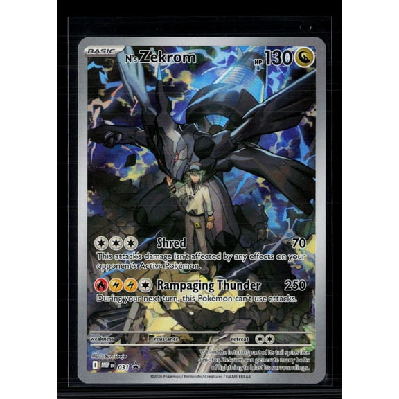 2026 Mega Evolution Perfect Order N'S Zekrom Holo one gold star #031