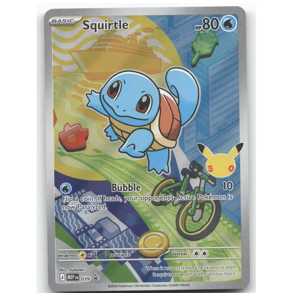 2026 Mega Evolution Squirtle Black Star Promo #039